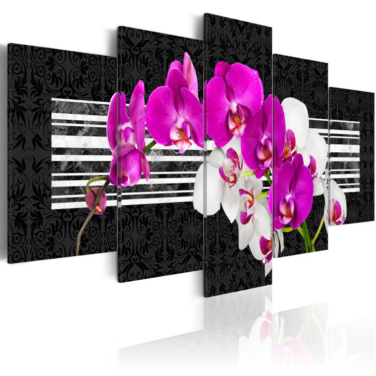 Canvas Modest orchids 55489 additionalImage 2