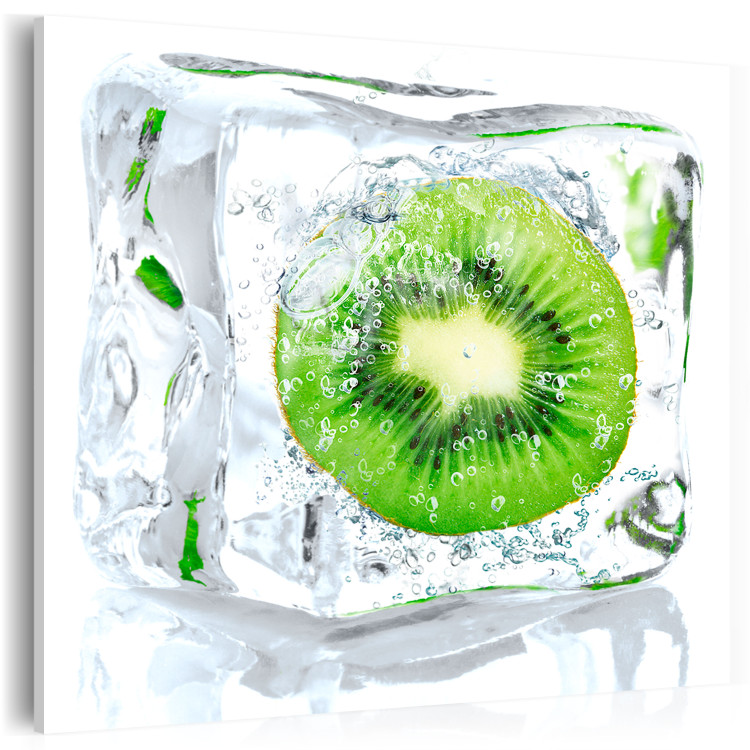 Canvas Art Print Frozen kiwi fruit 58789 additionalImage 2