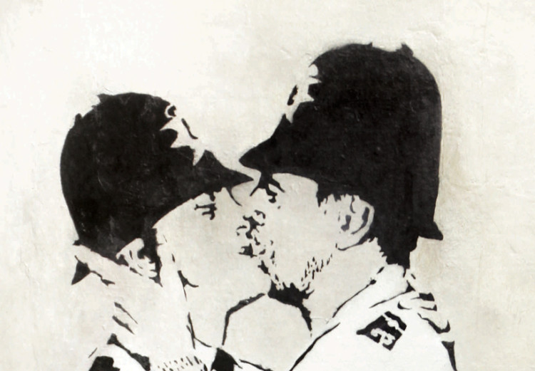 Canvas Print Kissing Coppers by Banksy 72589 additionalImage 5