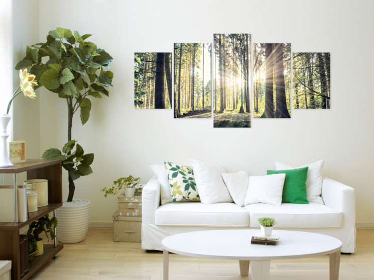 Canvas Art Print Forest Temple 88989 additionalImage 3