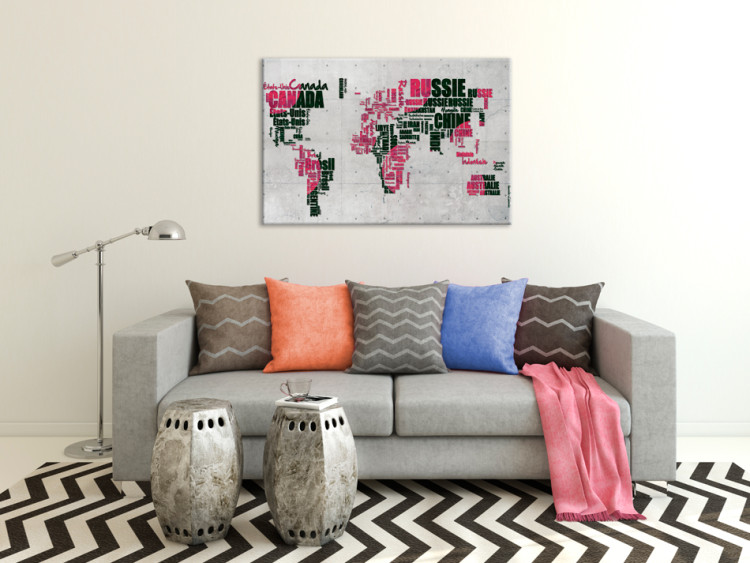 Canvas World Map: The French Connection (FR) 90389 additionalImage 3