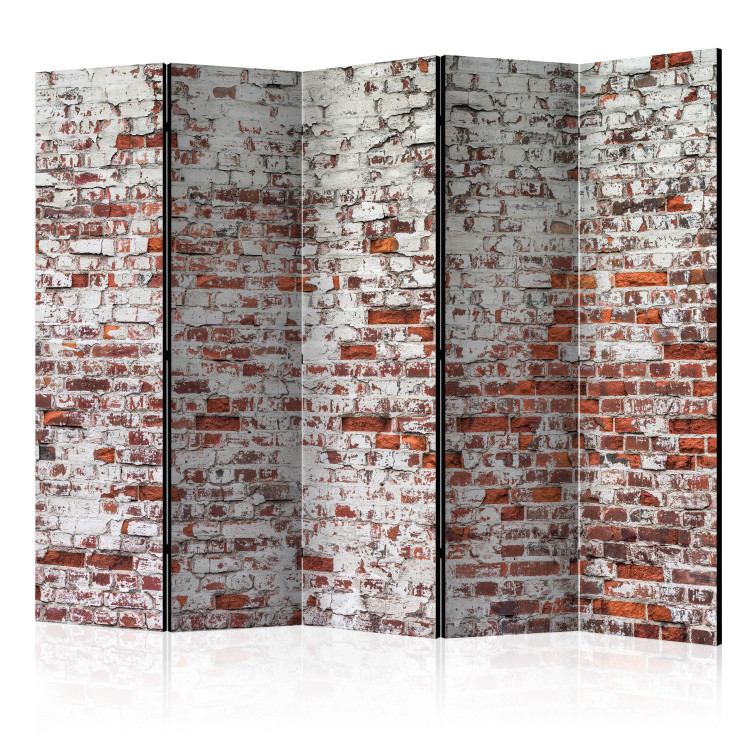 Folding Screen Echo of Past Days II - architectural texture of urban brick 95489