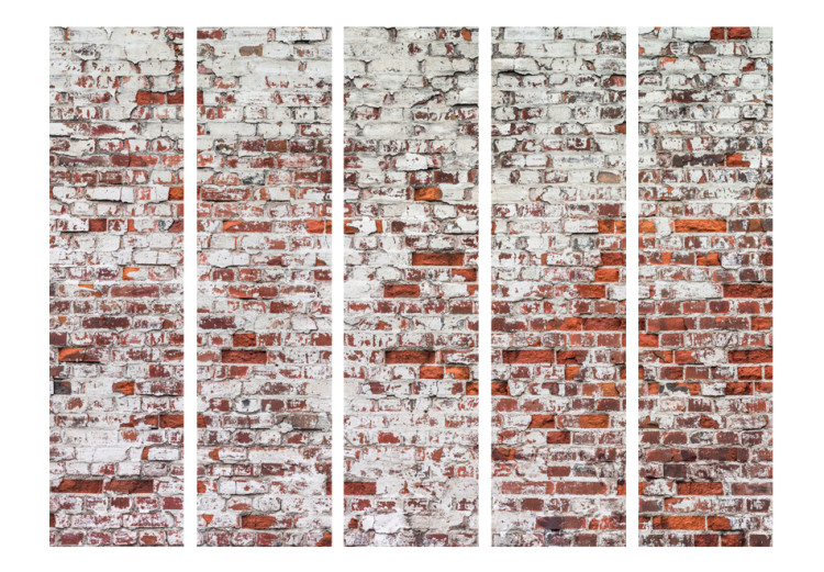 Folding Screen Echo of Past Days II - architectural texture of urban brick 95489 additionalImage 3
