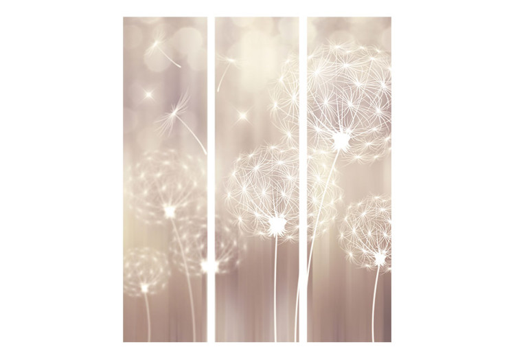 Room Divider Screen Summer Frolics - romantic glow of dandelions on a bright colorful background 95589 additionalImage 3