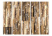 Room Separator Wooden Constellation II - stars on a brown wooden texture 95689 additionalThumb 3