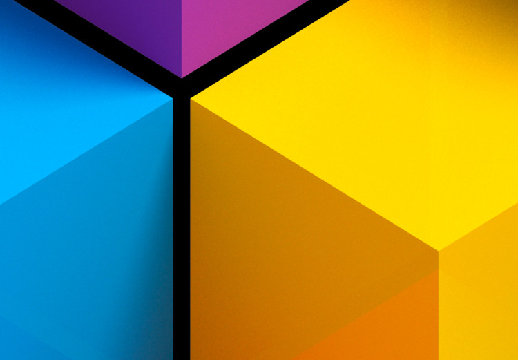 Photo Wallpaper Colorful Geometric Boxes 98089 additionalImage 7