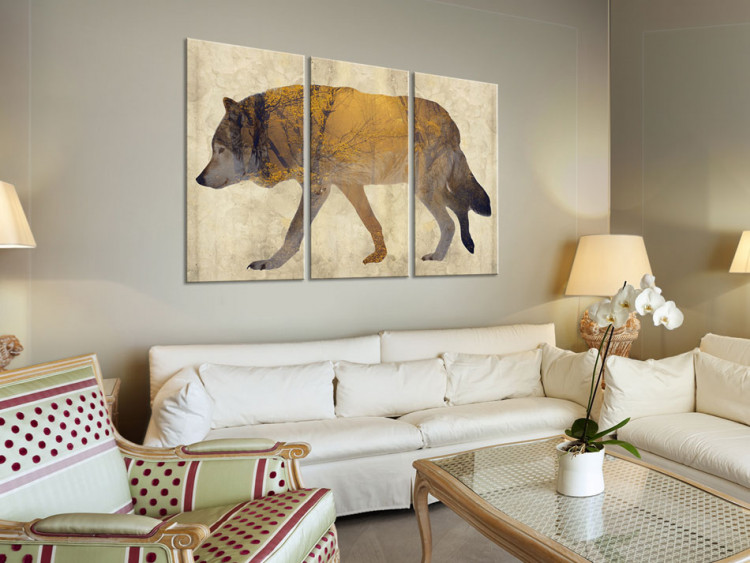 Canvas Print The Wandering Wolf 106999 additionalImage 3