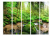 Room Divider Moist Forest II - green landscape of a moist forest with water and stones 108399 additionalThumb 3