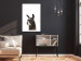 Wall Poster Llama - composition for children with a black and white furry animal 114399 additionalThumb 4