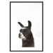 Wall Poster Llama - composition for children with a black and white furry animal 114399 additionalThumb 17