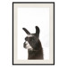 Wall Poster Llama - composition for children with a black and white furry animal 114399 additionalThumb 18