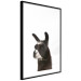 Wall Poster Llama - composition for children with a black and white furry animal 114399 additionalThumb 13