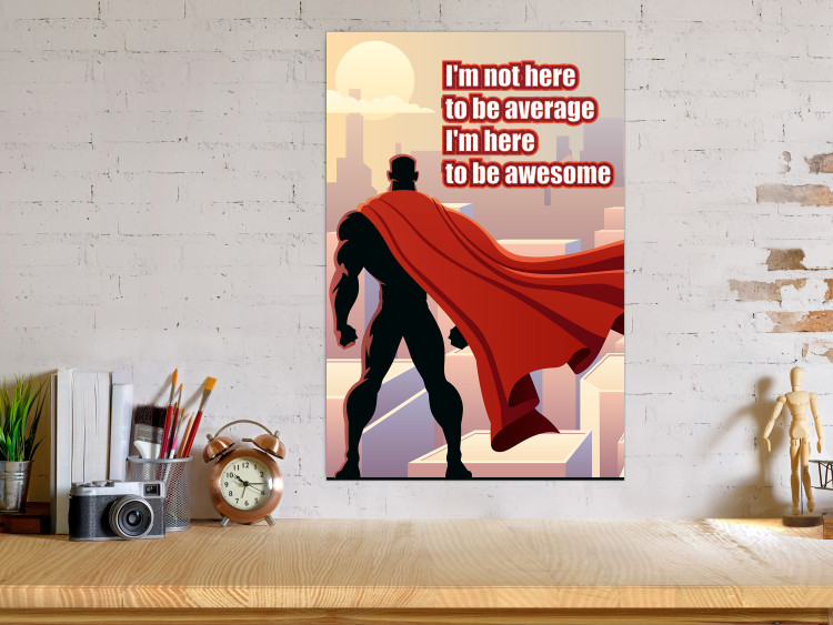 Wall Poster I'm not here to be average - movie theme and white English texts 115299 additionalImage 23