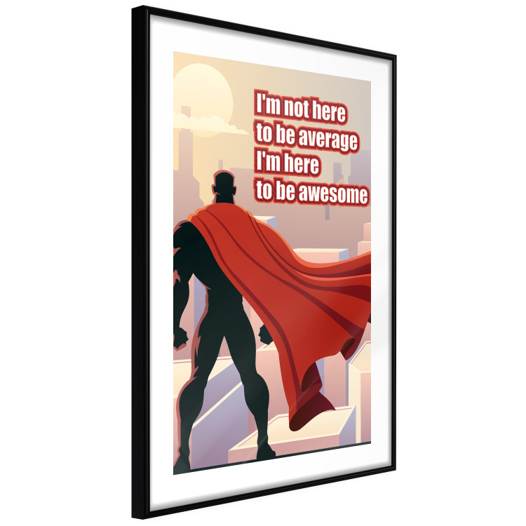 Wall Poster I'm not here to be average - movie theme and white English texts 115299 additionalImage 13