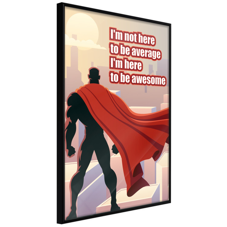 Wall Poster I'm not here to be average - movie theme and white English texts 115299 additionalImage 12