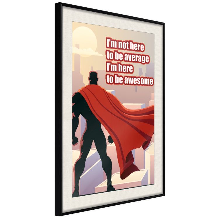 Wall Poster I'm not here to be average - movie theme and white English texts 115299 additionalImage 3