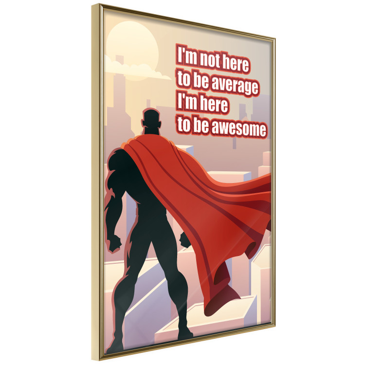 Wall Poster I'm not here to be average - movie theme and white English texts 115299 additionalImage 12