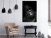 Poster Mountain Gorilla - black and white composition with a portrait of an African ape 116499 additionalThumb 17
