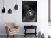 Poster Mountain Gorilla - black and white composition with a portrait of an African ape 116499 additionalThumb 7