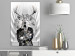 Canvas Print Animal Majesty (1-part) - Imaginary Deer Figure in White 117199 additionalThumb 3