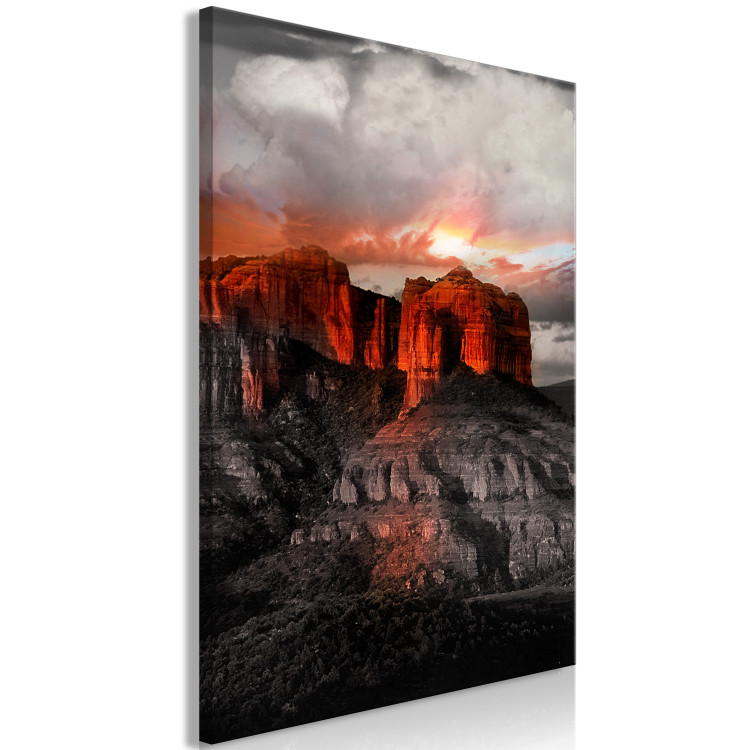 Canvas Art Print Clouds over the Grand Canyon (1-part) - Rocky Mountain Landscape 117799 additionalImage 2