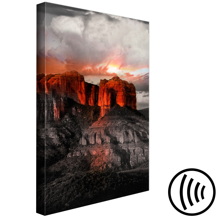 Canvas Art Print Clouds over the Grand Canyon (1-part) - Rocky Mountain Landscape 117799 additionalImage 6