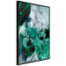 Poster Enchanted Lilies - green-filled abstraction into shiny flowers 117899 additionalThumb 10