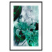 Poster Enchanted Lilies - green-filled abstraction into shiny flowers 117899 additionalThumb 15