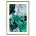 Poster Enchanted Lilies - green-filled abstraction into shiny flowers 117899 additionalThumb 14