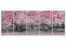 Canvas Magnolia Park (5 Parts) Narrow Pink 123099