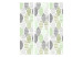 Room Divider Screen Green Tears - texture of geometric figures in abstract stripes 123299 additionalThumb 3