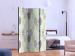 Room Divider Screen Green Tears - texture of geometric figures in abstract stripes 123299 additionalThumb 2