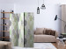 Room Divider Screen Green Tears - texture of geometric figures in abstract stripes 123299 additionalThumb 4