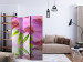 Room Divider Orchid Spa (3-piece) - pink flowers reflecting in water 124199 additionalThumb 4