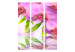 Room Divider Orchid Spa (3-piece) - pink flowers reflecting in water 124199 additionalThumb 3