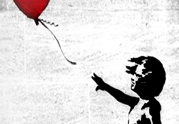 Large canvas print Banksy: Runaway Balloon II [Large Format] 125599 additionalImage 4