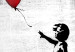Large canvas print Banksy: Runaway Balloon II [Large Format] 125599 additionalThumb 4