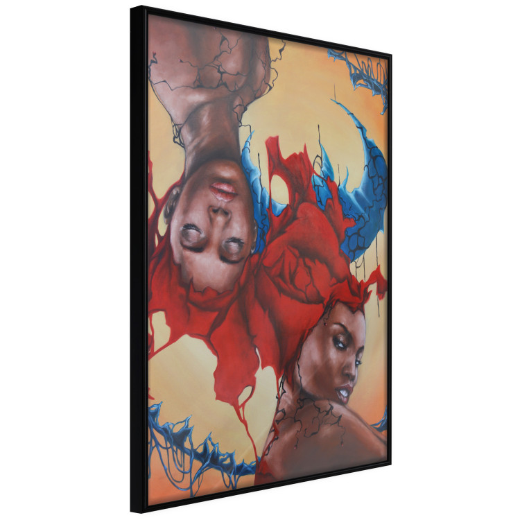 Wall Poster Inverted - portrait of African American women in a mirror reflection 127099 additionalImage 11