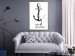 Poster Raise the Anchor - ship anchor and English inscriptions on white background 127899 additionalThumb 8