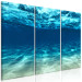 Canvas Art Print Ocean Glow (3-part) - underwater marine world landscape 128799 additionalThumb 2