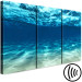Canvas Art Print Ocean Glow (3-part) - underwater marine world landscape 128799 additionalThumb 6