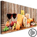 Canvas Summer Feast (1-part) narrow - still life of colorful cheeses 129399 additionalThumb 6
