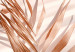 Canvas Exotic Shade (1-part) vertical - palm leaves in sepia motif 129499 additionalThumb 5