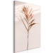 Canvas Exotic Shade (1-part) vertical - palm leaves in sepia motif 129499 additionalThumb 2