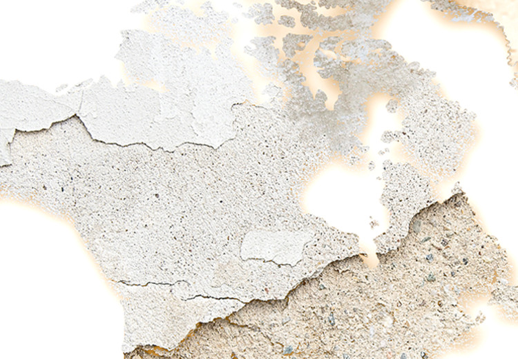 Canvas Raw World (1-piece) Vertical - world map in wall texture 131699 additionalImage 4