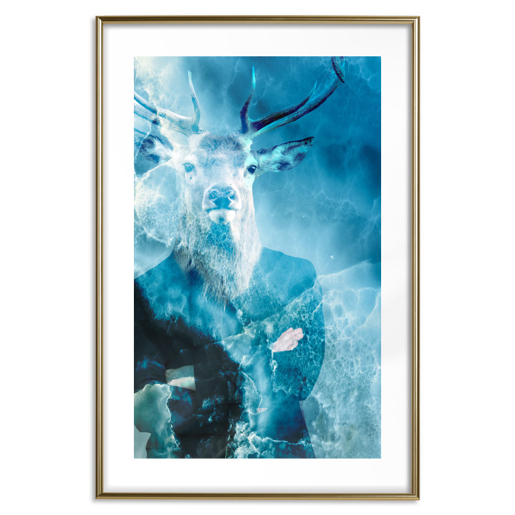 Wall Poster Forest King - whimsical abstraction of an animal in human form 131799 additionalImage 16