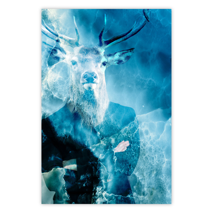 Wall Poster Forest King - whimsical abstraction of an animal in human form 131799