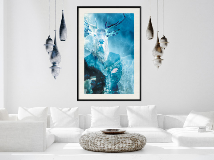 Wall Poster Forest King - whimsical abstraction of an animal in human form 131799 additionalImage 24