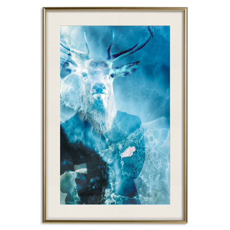 Wall Poster Forest King - whimsical abstraction of an animal in human form 131799 additionalImage 20