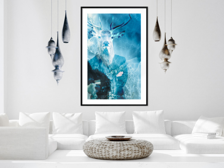 Wall Poster Forest King - whimsical abstraction of an animal in human form 131799 additionalImage 23